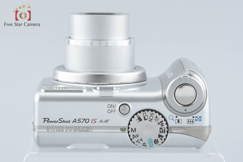 Canon PowerShot A570 IS Silver 7.1 MP Digital Camera from Japan