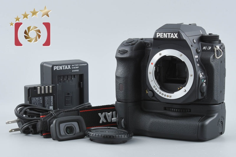 PENTAX K-3 24.3 MP DSLR Camera w/ D-BG5 Battery Grip from Japan
