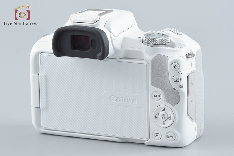 "Count 1,000" Canon EOS R50 White 24.2 MP RF-S 18-45 55-210 Lenses from Japan
