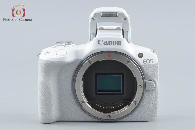 "Count 1,000" Canon EOS R50 White 24.2 MP RF-S 18-45 55-210 Lenses from Japan
