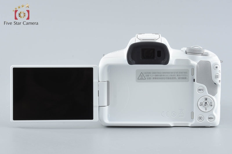 "Count 1,000" Canon EOS R50 White 24.2 MP RF-S 18-45 55-210 Lenses from Japan