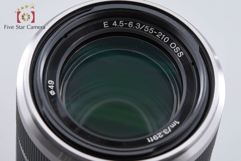Sony E 55-210mm f/4.5-6.3 OSS Silver SEL55210 from Japan