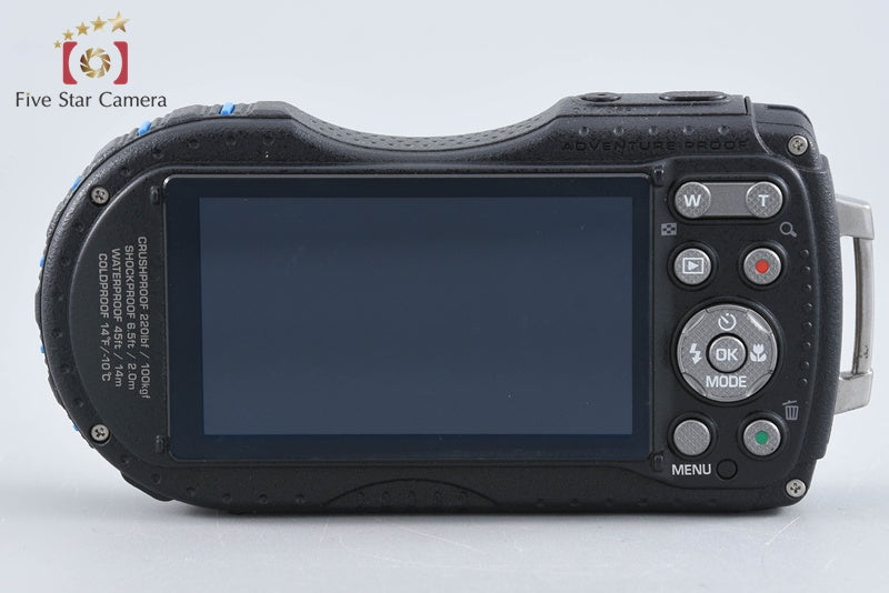 Ricoh Pentax WG-3 White Blue 16.0 MP Waterproof Action Camera from Japan