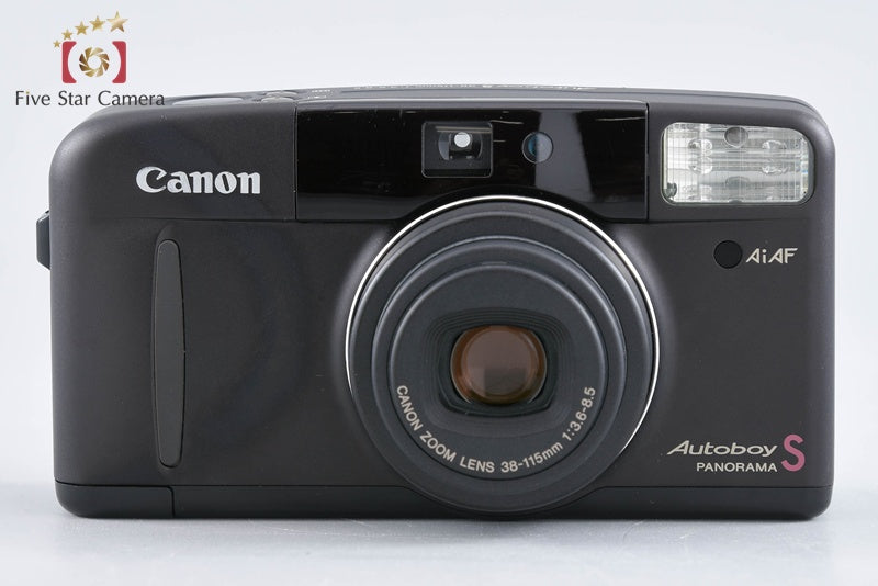 Canon Autoboy S PANORAMA Brown Black 35mm Point & Shoot Film Camera from Japan