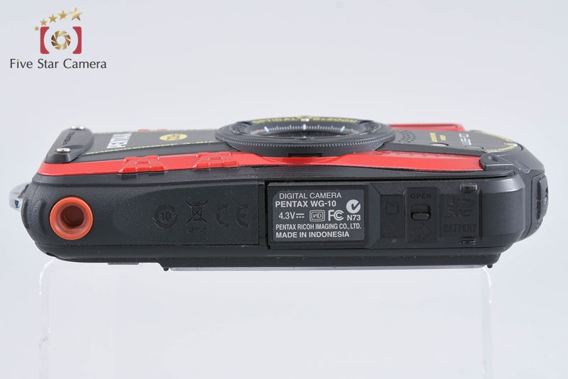 RICOH PENTAX WG-10 Red 14.0 MP Waterproof Action Camera from Japan