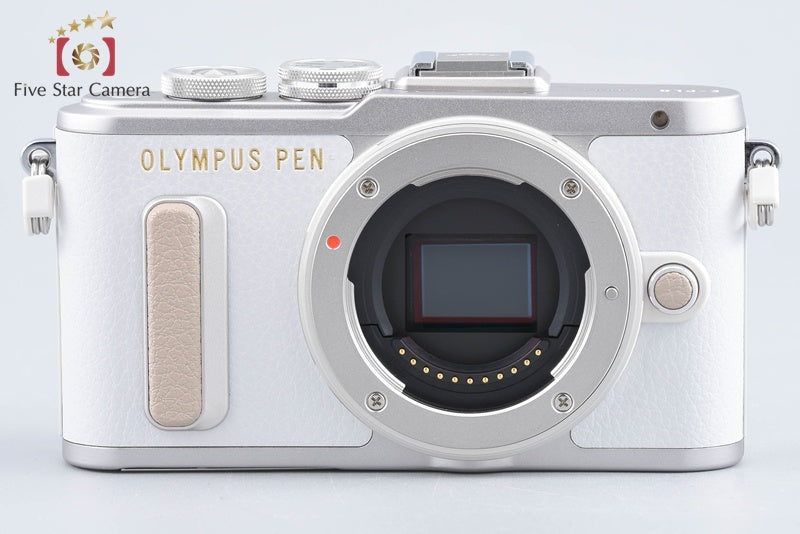 "Count 184" Olympus PEN E-PL8 White 16.1 MP EZ 14-42 40-150 Lenses from Japan