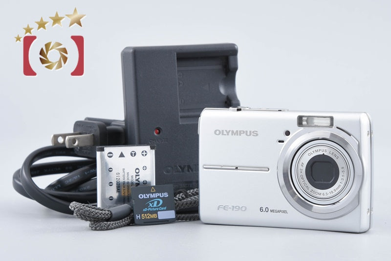 Olympus Camedia FE-190 6.0 MP Digital Camera from Japan