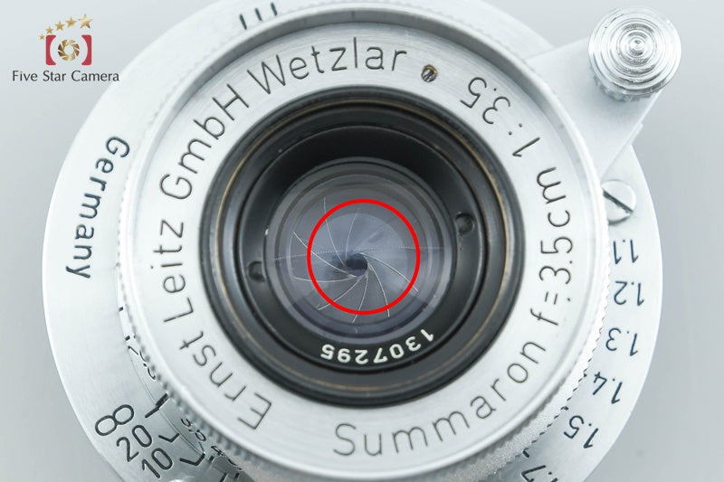 Leica Summaron 35mm f/3.5 Early Model L39 LTM Leica Thread Mount from Japan