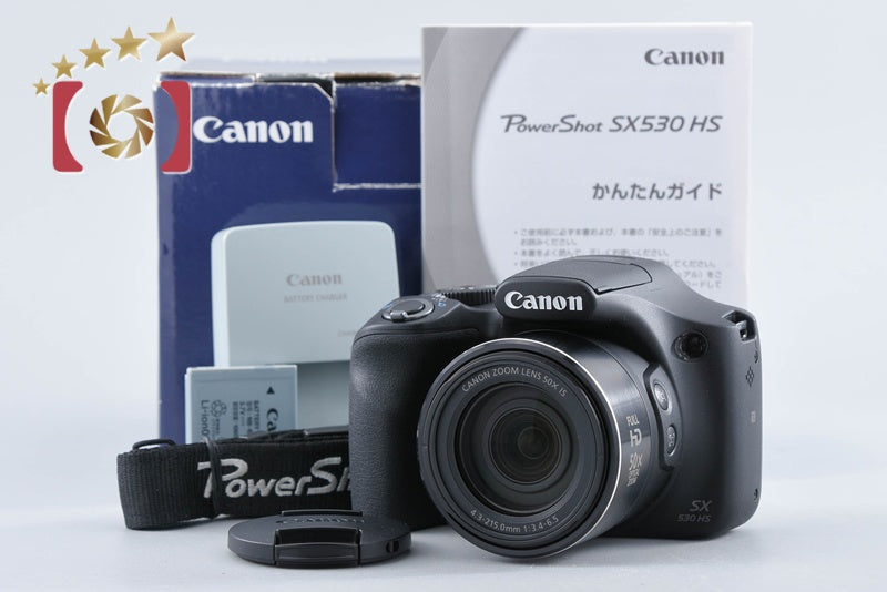 Canon PowerShot SX530 HS Black 16.0 MP Digital Camera w/ Box from Japan