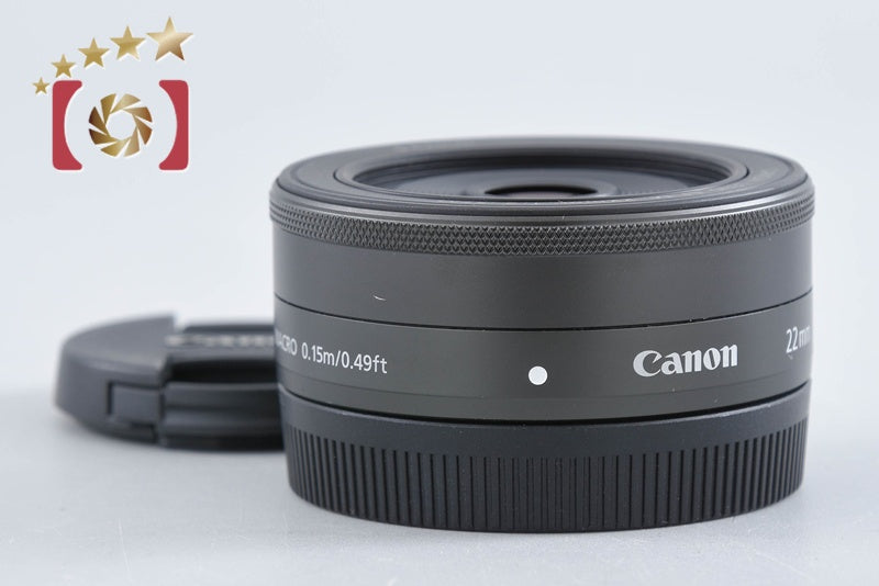Canon EF-M 22mm f/2 STM Black from Japan