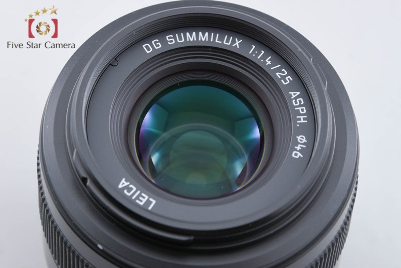 Panasonic LUMIX LEICA DG SUMMILUX 25mm f/1.4 ASPH. H-XA025 from Japan