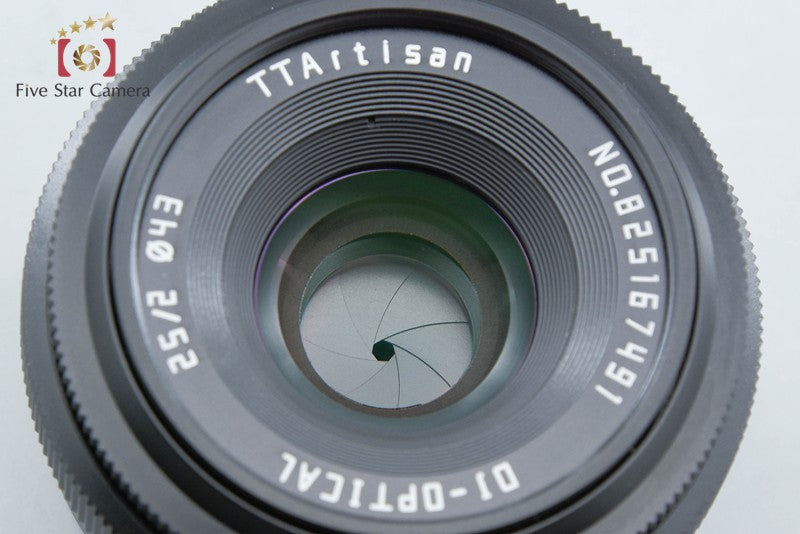 Meisho Kogaku TTArtisan 25mm f/2 for Fujifilm X Mount from Japan