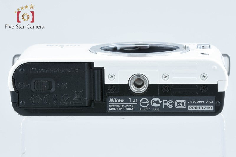 Nikon 1 J1 White 10.1 MP Digital Camera Body from Japan