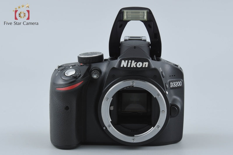 "Count 3,127" Nikon D3200 Black 24.2 MP Digital SLR Camera Body from Japan