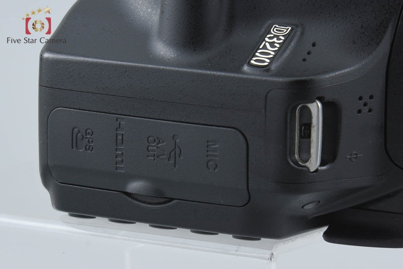 "Count 3,127" Nikon D3200 Black 24.2 MP Digital SLR Camera Body from Japan