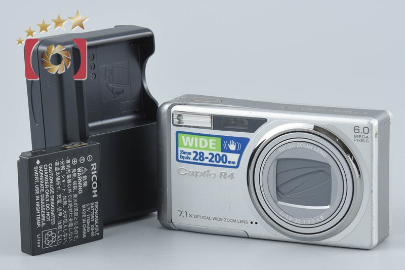 RICOH Caplio R4 Silver 6.0 MP Digital Camera from Japan