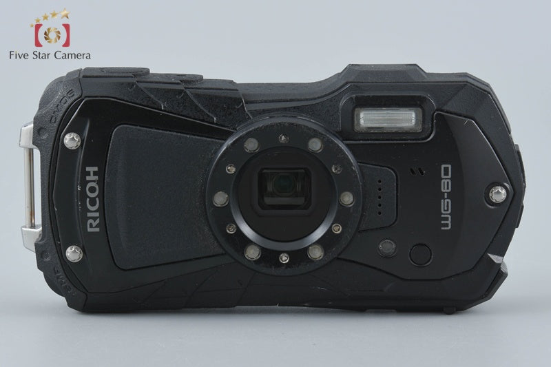 Ricoh Pentax WG-80 Black 16.0 MP Waterproof Action Camera from Japan