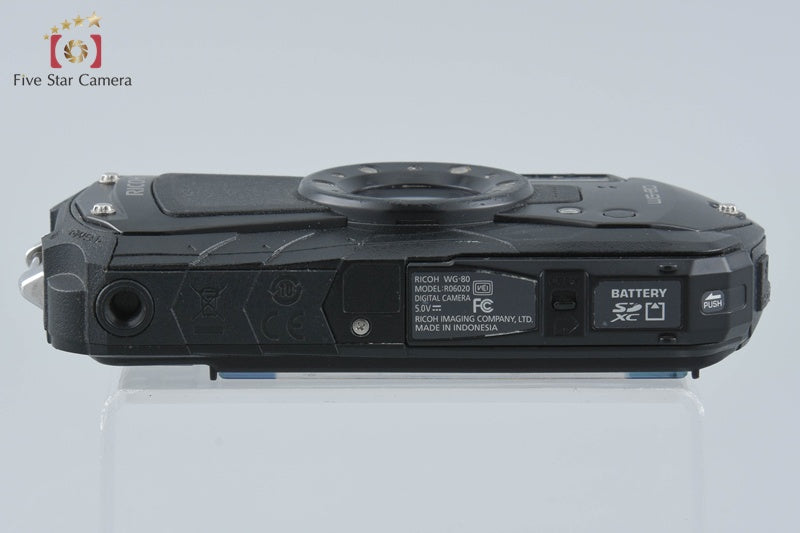 Ricoh Pentax WG-80 Black 16.0 MP Waterproof Action Camera from Japan