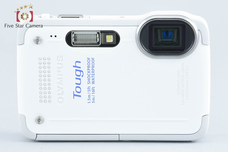 Olympus Stylus TG-630 Tough White 12.0 MP Waterproof Digital Camera from Japan