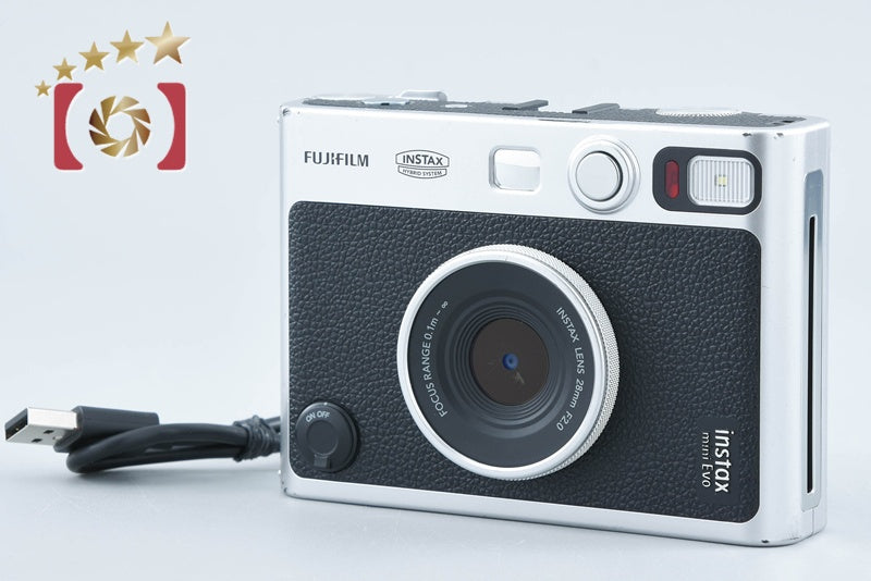 Fujifilm Instax Mini Evo Black Hybrid Instant Film Camera from Japan