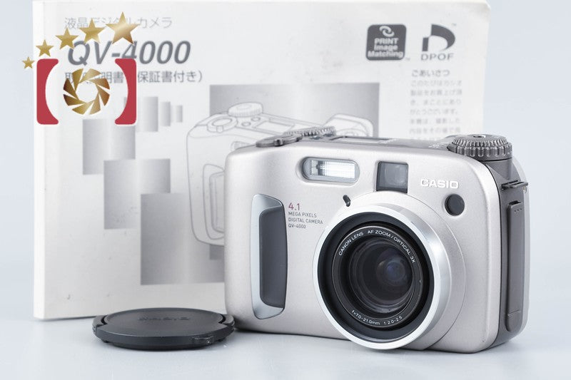 CASIO QV-4000 Silver 4.1 MP Digital Camera from Japan