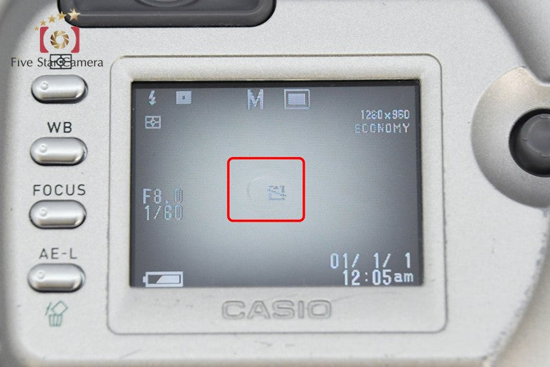 CASIO QV-4000 Silver 4.1 MP Digital Camera from Japan