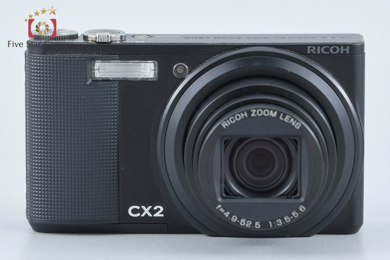 "Shutter count 2,261" Ricoh CX2 Black 9.3 MP Digital Camera from Japan