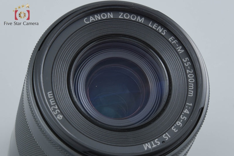 Canon EF-M 55-200mm f/4.5-6.3 IS STM Black from Japan