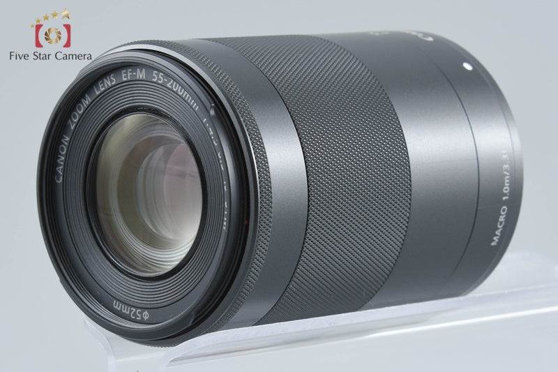 Canon EF-M 55-200mm f/4.5-6.3 IS STM Black from Japan