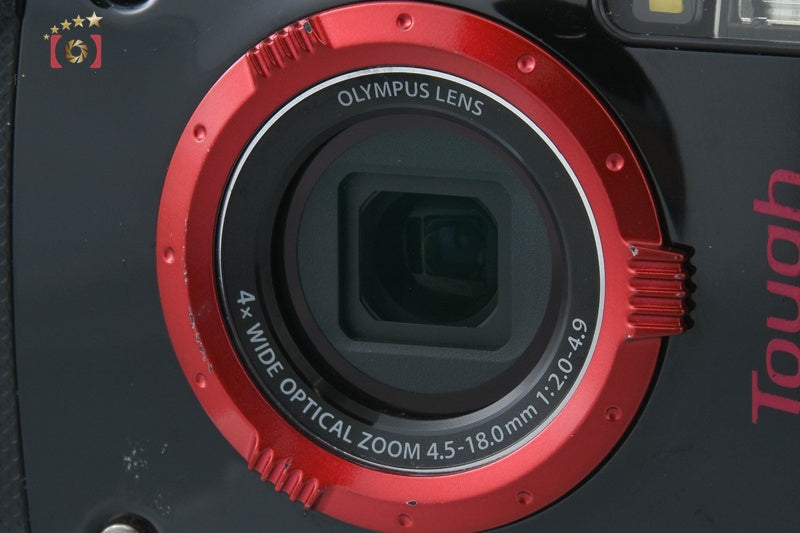 "Count 3,455" Olympus STYLUS TG-2 Tough Black 12.0 MP Digital Camera from Japan