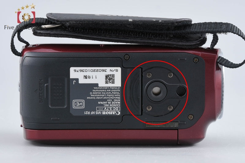 Canon iVIS HF R21 Red Full HD Digital Camcorder from Japan