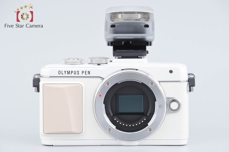 "Count 481" Olympus PEN Lite E-PL7 White 16.1 MP EZ 14-42 40-150 Lens from Japan
