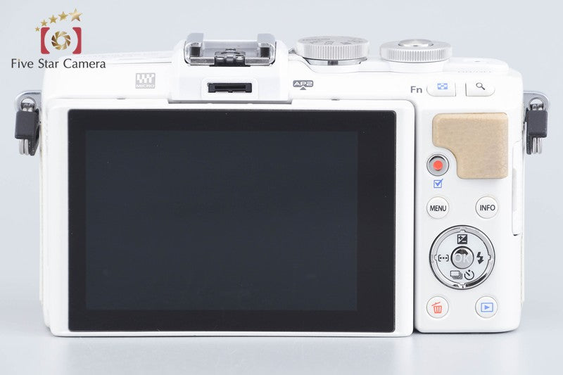 "Count 481" Olympus PEN Lite E-PL7 White 16.1 MP EZ 14-42 40-150 Lens from Japan