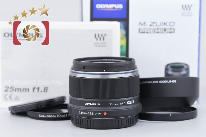 Olympus M.ZUIKO DIGITAL 25mm f/1.8 Black w/ Box from Japan