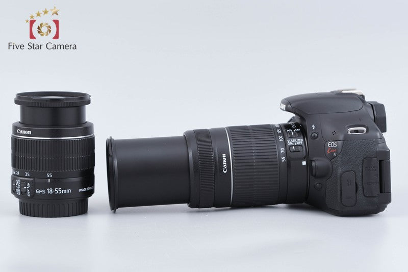 Canon EOS Kiss X5 / Rebel T3i / 600D 18.0 MP 18-55 55-250 Lenses from Japan