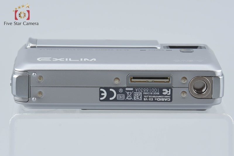 CASIO EXILIM Hi-ZOOM EX-V8 Silver 8.1 MP Digital Camera w/ Box from Japan