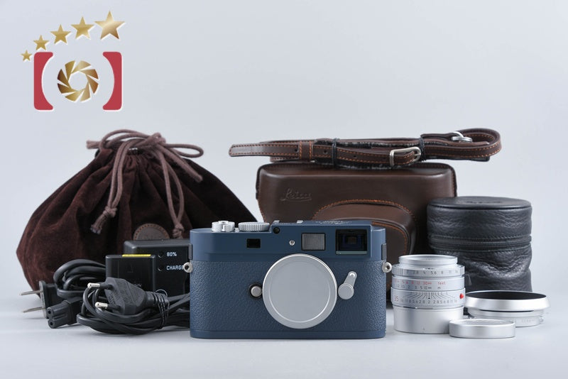 Very Rare!! Leica M9-P Set “GREY” Foto Rahn 18.0 MP 35 Lens from Japan