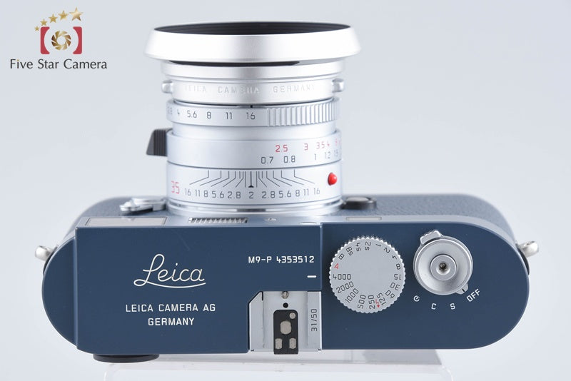 Very Rare!! Leica M9-P Set “GREY” Foto Rahn 18.0 MP 35 Lens from Japan