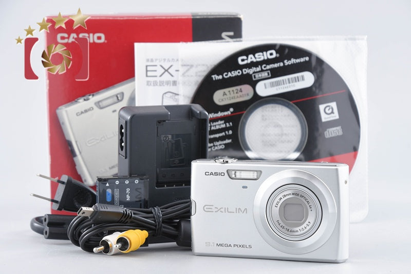 CASIO EXILIM EX-Z250 Silver 9.1 MP Digital Camera w/ Box from Japan