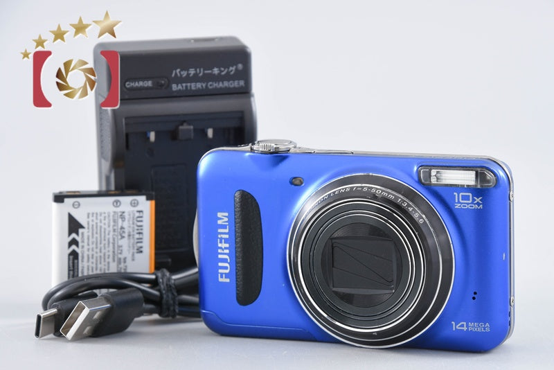 Fujifilm FinePix T300 Blue 14.0 MP Digital Camera from Japan