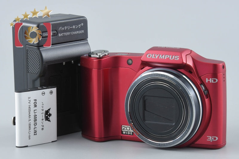 OLYMPUS SZ-11 Red 14.0 MP Digital Camera from Japan