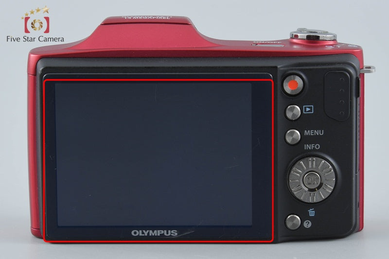 OLYMPUS SZ-11 Red 14.0 MP Digital Camera from Japan