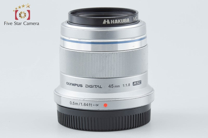 Olympus M.ZUIKO DIGITAL 45mm f/1.8 Silver from Japan