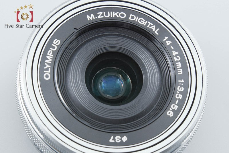 Olympus M.ZUIKO DIGITAL ED 14-42mm f/3.5-5.6 EZ Silver from Japan