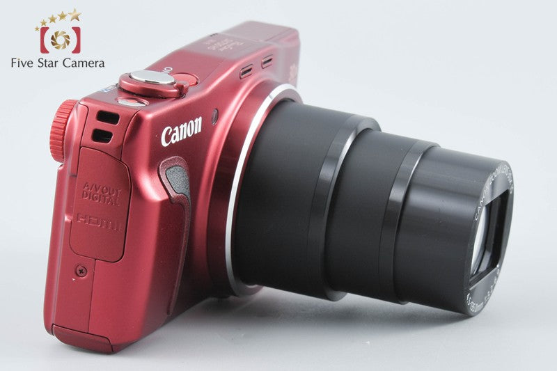 Canon PowerShot SX700 HS Red 16.1 MP Digital Camera from Japan