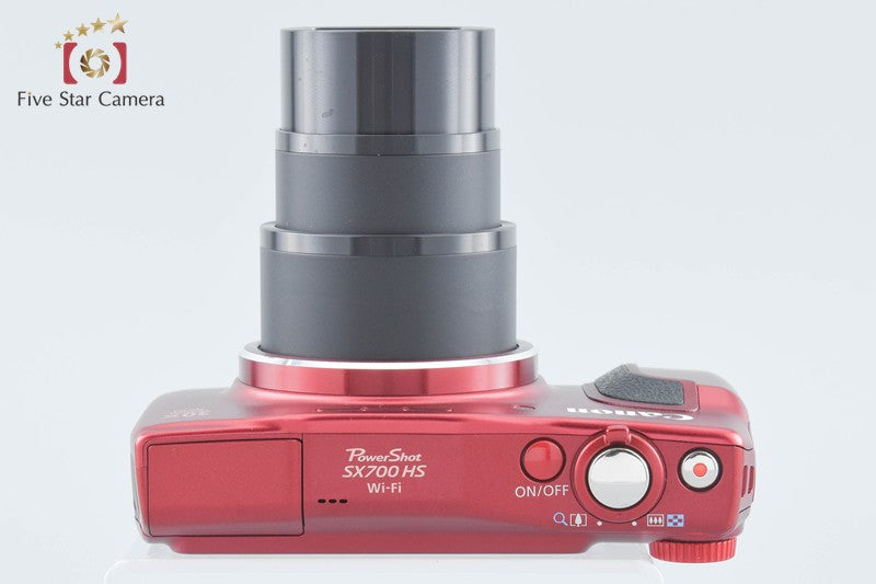 Canon PowerShot SX700 HS Red 16.1 MP Digital Camera from Japan