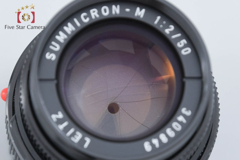 Leica SUMMICRON-M 50mm f/2 3rd Black E39 from Japan