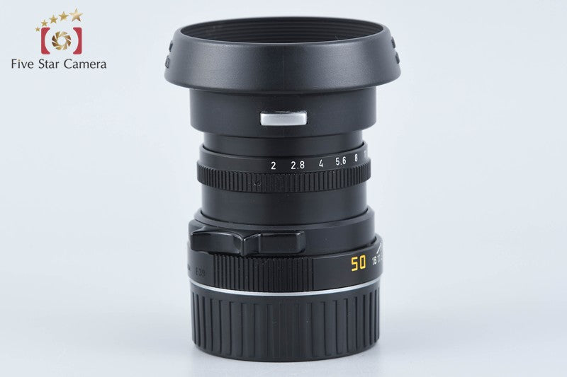 Leica SUMMICRON-M 50mm f/2 3rd Black E39 from Japan