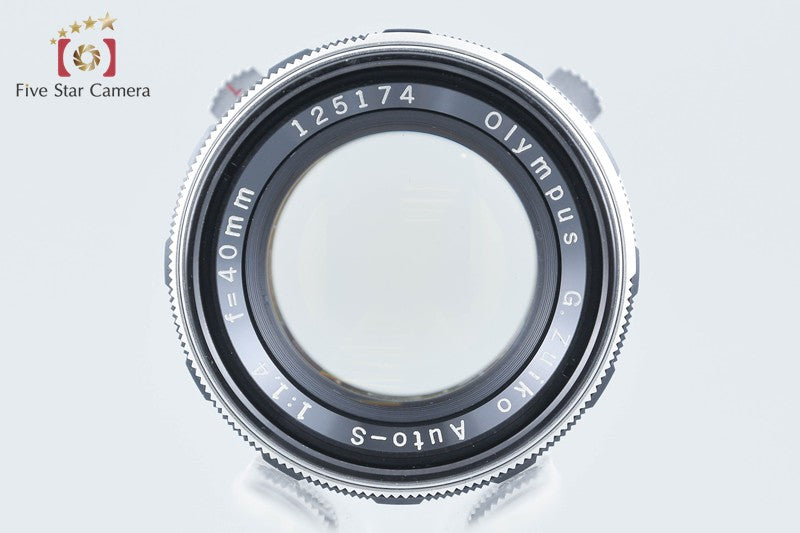 Olympus G.ZUIKO AUTO-S 40mm f/1.4 for PEN FT / FV / F from Japan