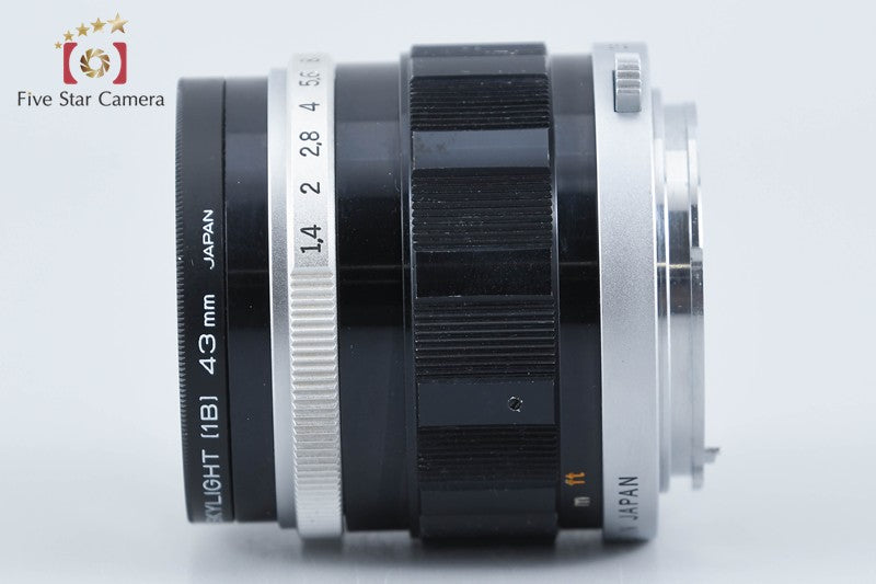 Olympus G.ZUIKO AUTO-S 40mm f/1.4 for PEN FT / FV / F from Japan